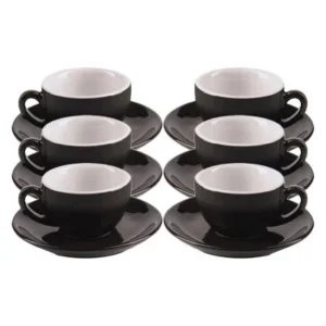 6 grosse Cappuccino-Tassen